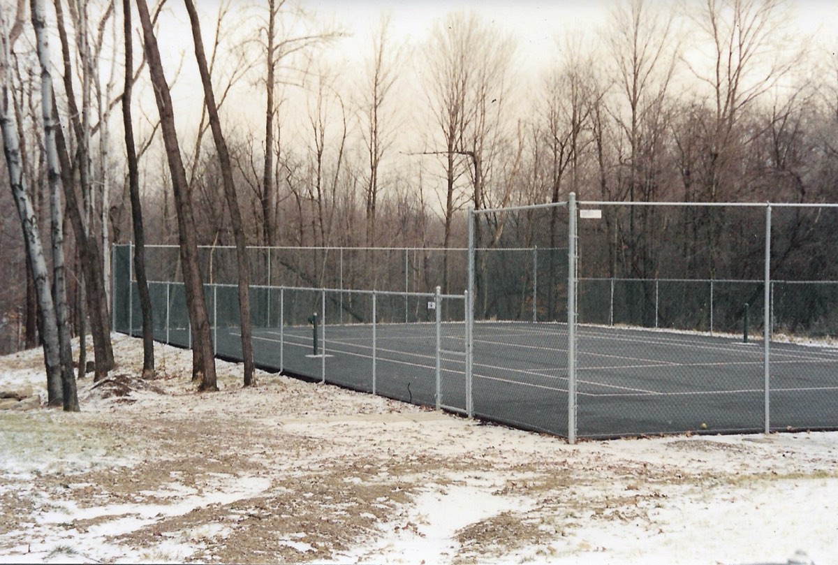 Chain link fence