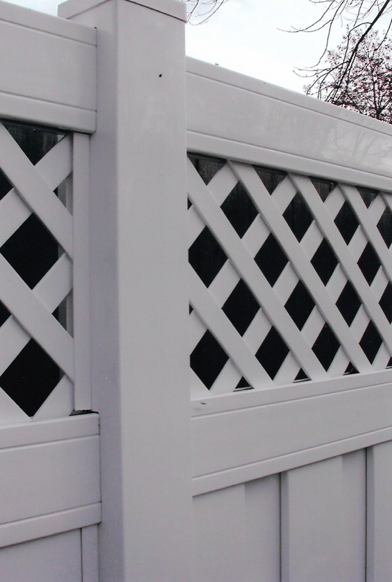 Vinyl fence